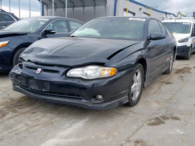 2G1WZ121449443588 - 2004 CHEVROLET MONTE CARL BLACK photo 2