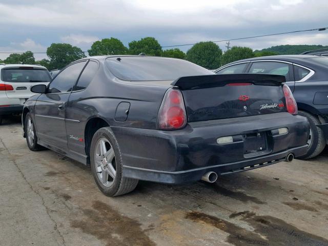 2G1WZ121449443588 - 2004 CHEVROLET MONTE CARL BLACK photo 3