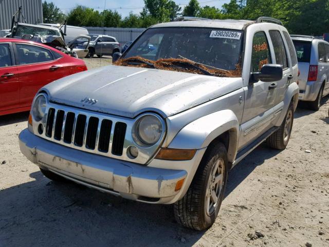 1J4GL58K75W545149 - 2005 JEEP LIBERTY LI SILVER photo 2