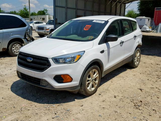 1FMCU0F73HUA09121 - 2017 FORD ESCAPE S WHITE photo 2