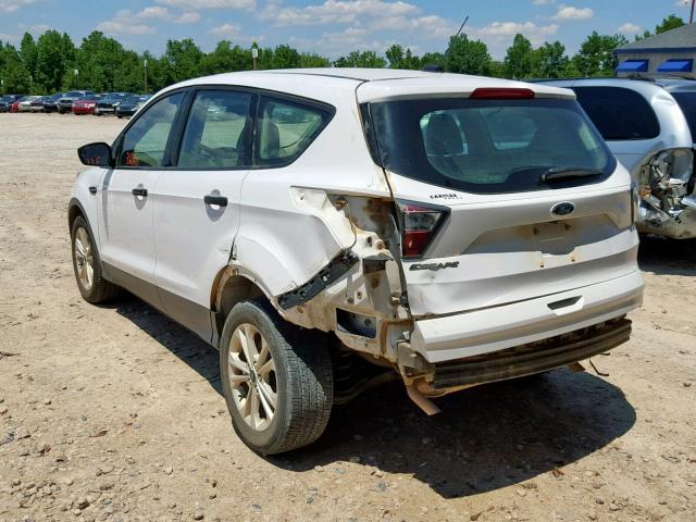 1FMCU0F73HUA09121 - 2017 FORD ESCAPE S WHITE photo 3