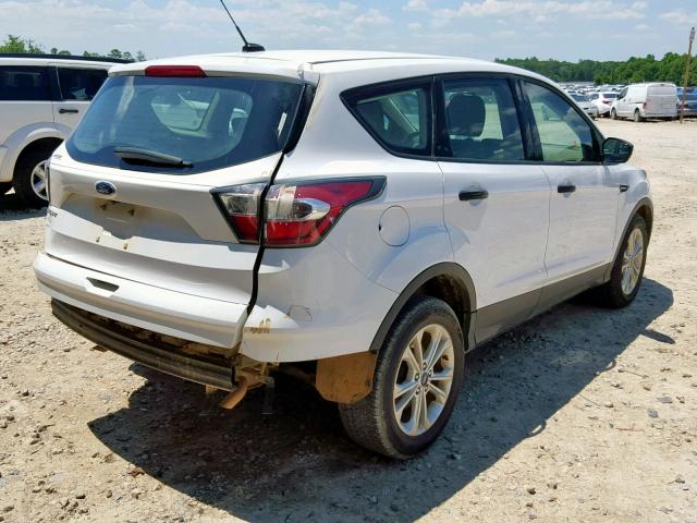 1FMCU0F73HUA09121 - 2017 FORD ESCAPE S WHITE photo 4