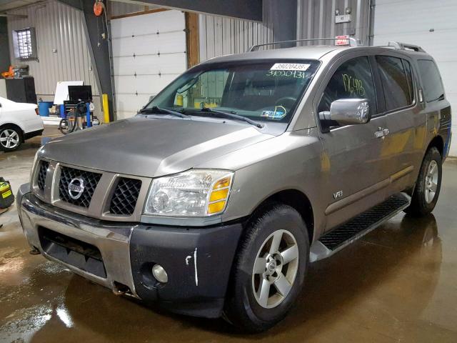 5N1AA08B36N701081 - 2006 NISSAN ARMADA SE TAN photo 2