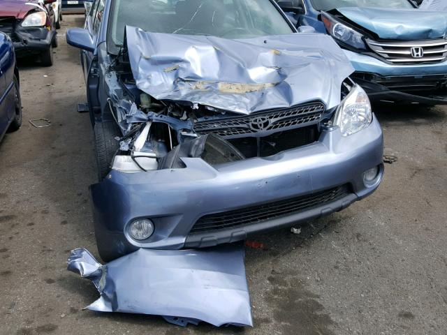 2T1KR32E97C652835 - 2007 TOYOTA COROLLA MA BLUE photo 9