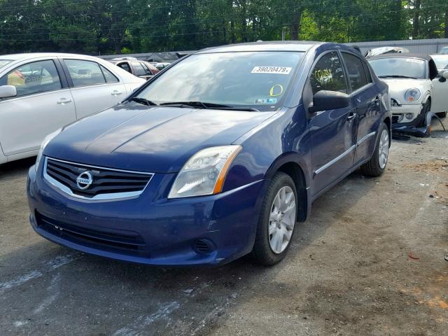 3N1AB6AP9AL700944 - 2010 NISSAN SENTRA 2.0 BLUE photo 2