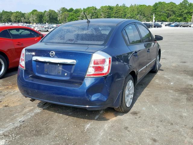 3N1AB6AP9AL700944 - 2010 NISSAN SENTRA 2.0 BLUE photo 4