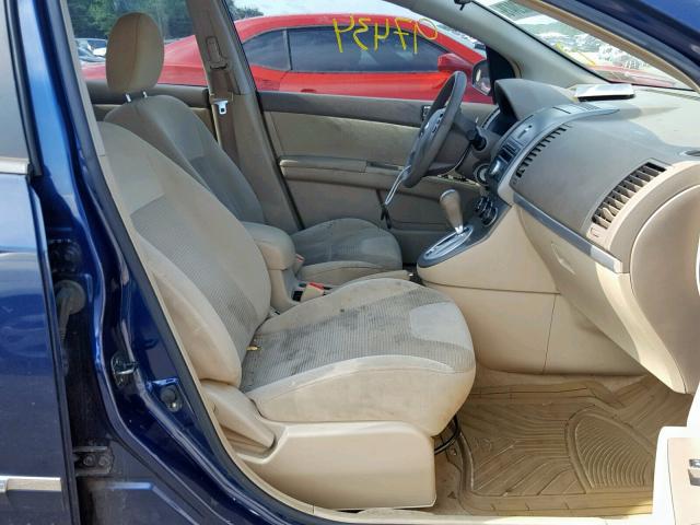 3N1AB6AP9AL700944 - 2010 NISSAN SENTRA 2.0 BLUE photo 5