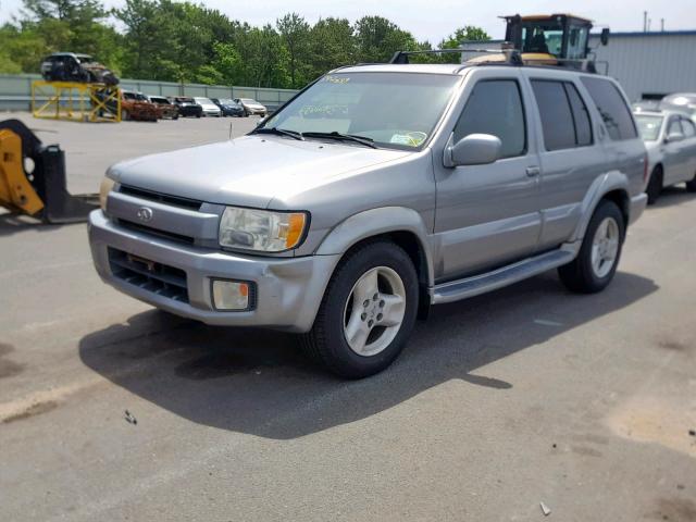 JNRDR09Y61W211279 - 2001 INFINITI QX4 GRAY photo 2