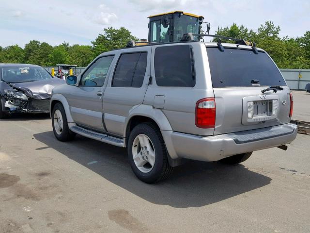 JNRDR09Y61W211279 - 2001 INFINITI QX4 GRAY photo 3