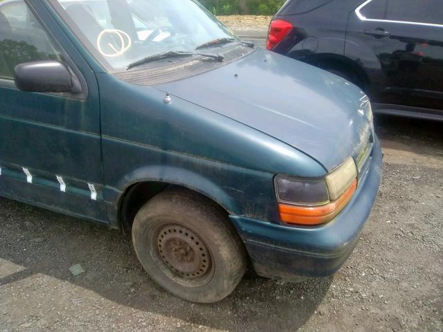 2B4GH25K1RR646144 - 1994 DODGE CARAVAN BLUE photo 9