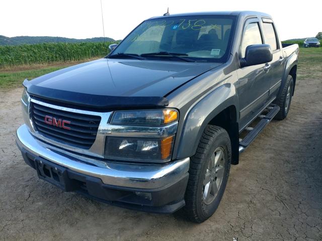 1GTH6NFE5C8130962 - 2012 GMC CANYON SLT GRAY photo 2