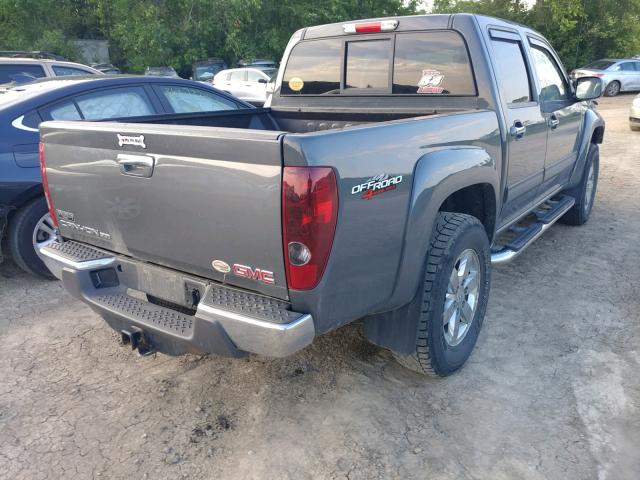 1GTH6NFE5C8130962 - 2012 GMC CANYON SLT GRAY photo 4