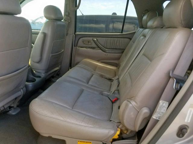 5TDBT48AX1S010666 - 2001 TOYOTA SEQUOIA LI SILVER photo 6