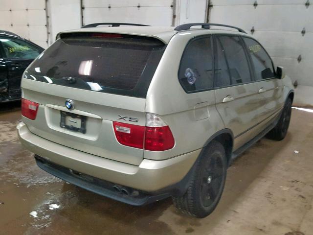 WBAFB33531LH20812 - 2001 BMW X5 4.4I BEIGE photo 4