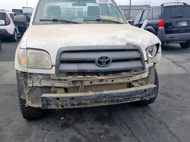 5TBJU321X6S460670 - 2006 TOYOTA TUNDRA WHITE photo 9