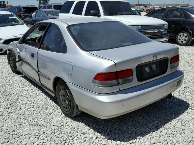 1HGEJ6222TL058782 - 1996 HONDA CIVIC DX SILVER photo 3