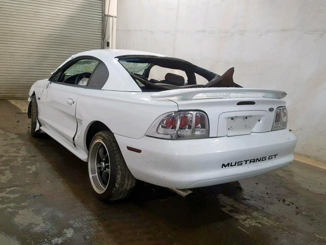 1FALP42X2VF115882 - 1997 FORD MUSTANG GT WHITE photo 3