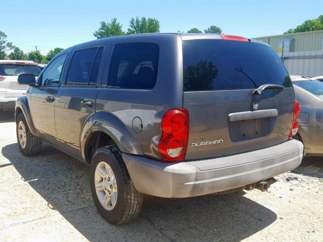 1D4HB38N34F135283 - 2004 DODGE DURANGO ST GRAY photo 3