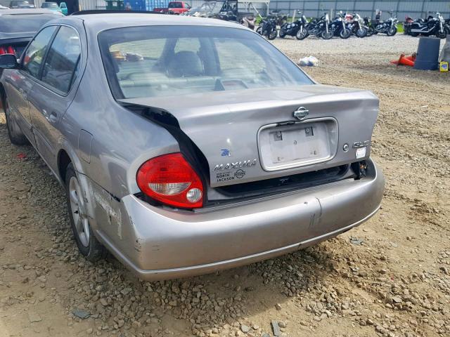 JN1CA31D81T825557 - 2001 NISSAN MAXIMA GXE GRAY photo 9