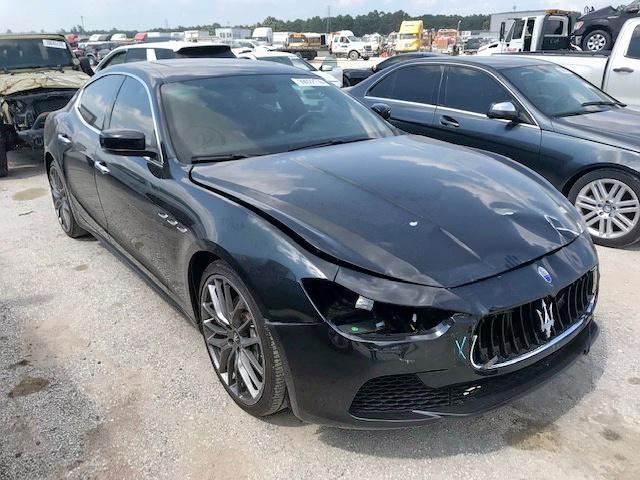 ZAM57XSA5E1085365 - 2014 MASERATI GHIBLI BLACK photo 1