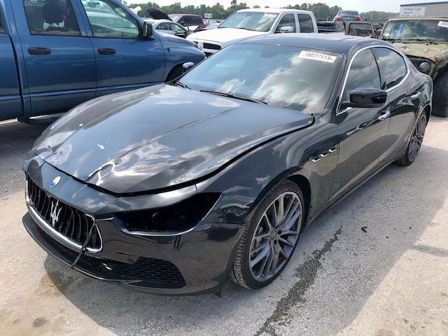 ZAM57XSA5E1085365 - 2014 MASERATI GHIBLI BLACK photo 2