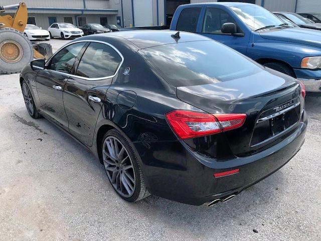 ZAM57XSA5E1085365 - 2014 MASERATI GHIBLI BLACK photo 3