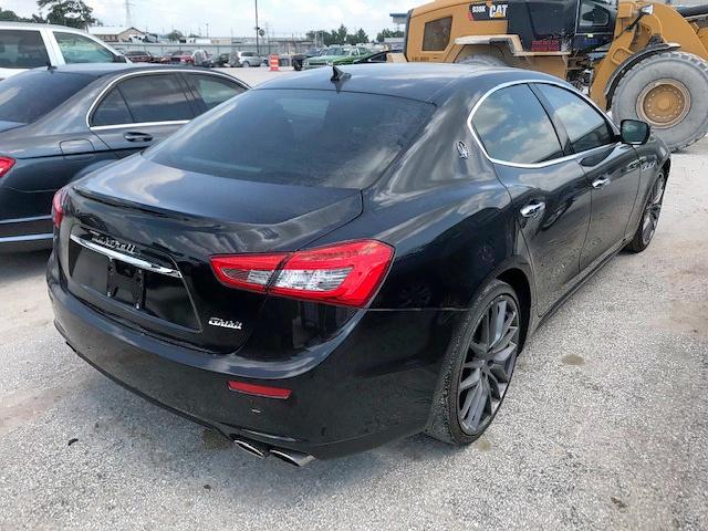 ZAM57XSA5E1085365 - 2014 MASERATI GHIBLI BLACK photo 4