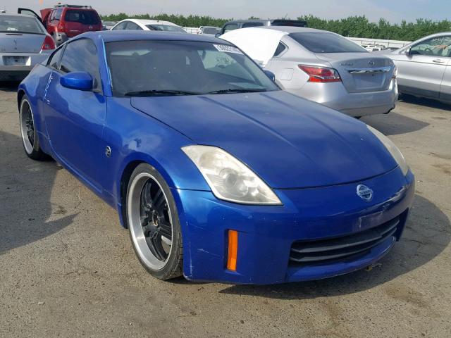 JN1AZ34D36M301407 - 2006 NISSAN 350Z COUPE BLUE photo 1