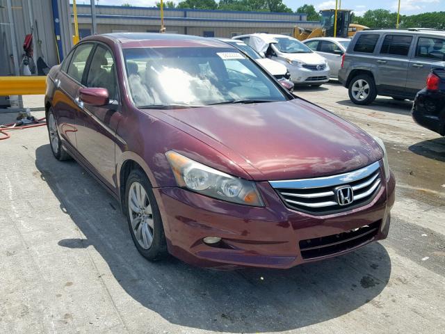 1HGCP3F89CA028130 - 2012 HONDA ACCORD EXL MAROON photo 1