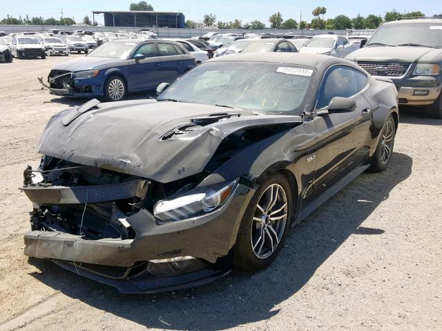 1FA6P8CFXF5315202 - 2015 FORD MUSTANG GT BLACK photo 2