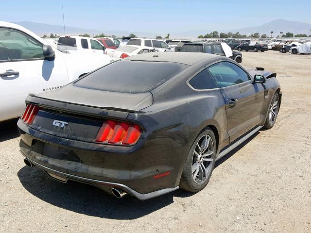 1FA6P8CFXF5315202 - 2015 FORD MUSTANG GT BLACK photo 4