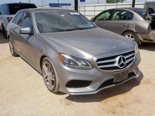 WDDHF5KB5EB032537 - 2014 MERCEDES-BENZ E 350 GRAY photo 1