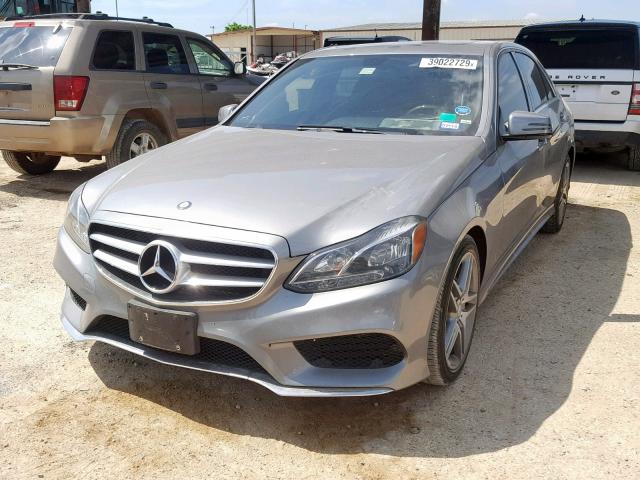 WDDHF5KB5EB032537 - 2014 MERCEDES-BENZ E 350 GRAY photo 2