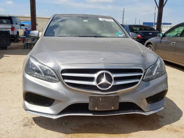 WDDHF5KB5EB032537 - 2014 MERCEDES-BENZ E 350 GRAY photo 9