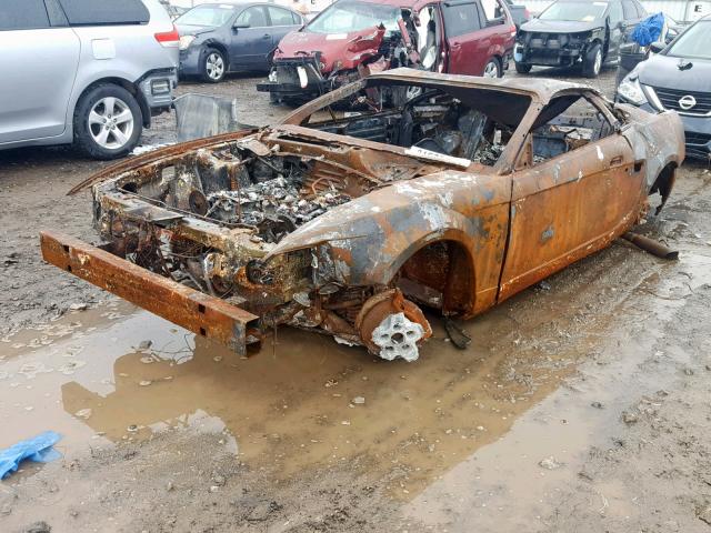 1FAFP42X0YF130804 - 2000 FORD MUSTANG GT BURN photo 2