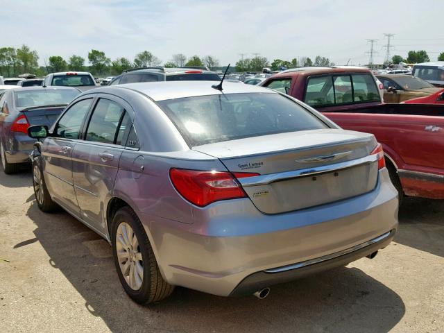 1C3CCBBG7DN659992 - 2013 CHRYSLER 200 TOURIN SILVER photo 3