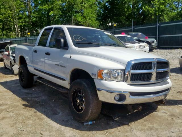 1D7KU28D74J187095 - 2004 DODGE RAM 2500 S WHITE photo 1