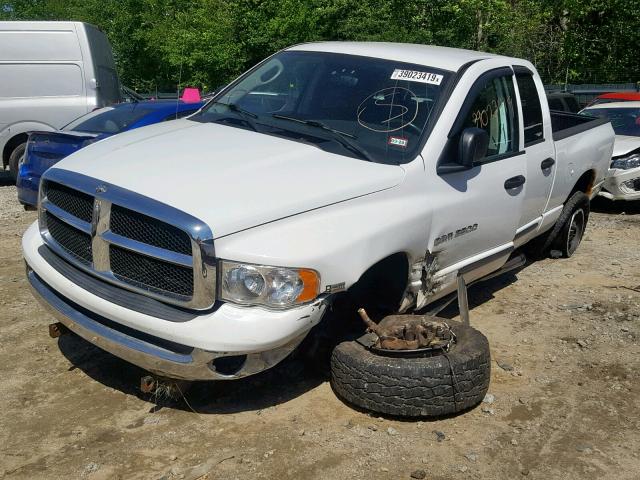 1D7KU28D74J187095 - 2004 DODGE RAM 2500 S WHITE photo 2