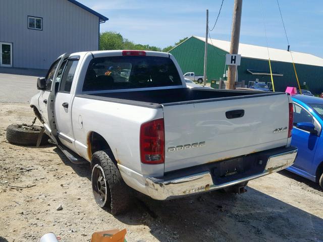 1D7KU28D74J187095 - 2004 DODGE RAM 2500 S WHITE photo 3