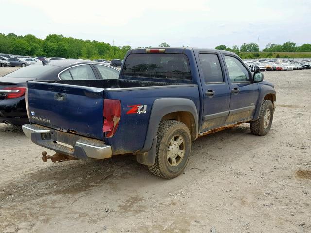 1GCDT136448135021 - 2004 CHEVROLET COLORADO BLUE photo 4