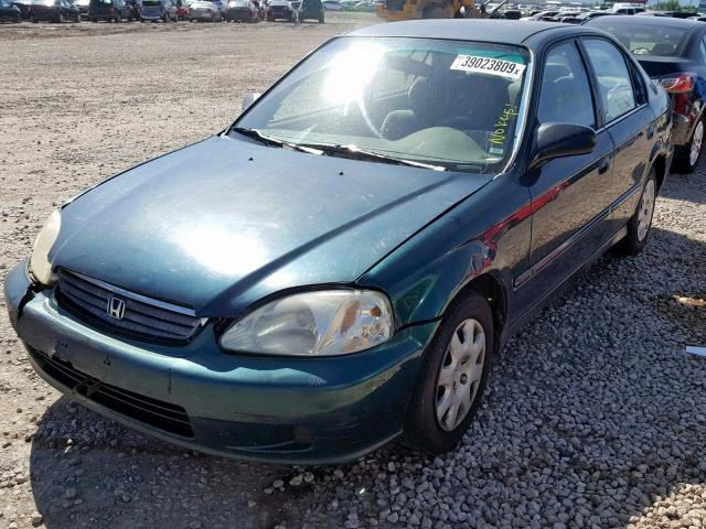 2HGEJ6619YH554023 - 2000 HONDA CIVIC BASE Yaşıl foto 2
