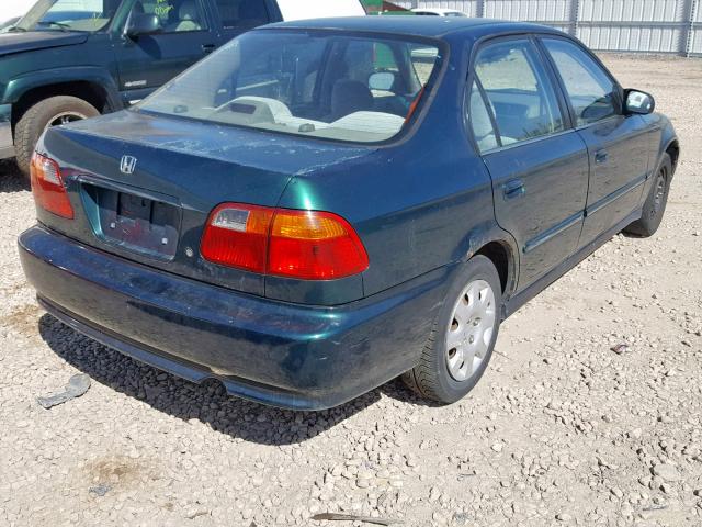 2HGEJ6619YH554023 - 2000 HONDA CIVIC BASE Yaşıl foto 4