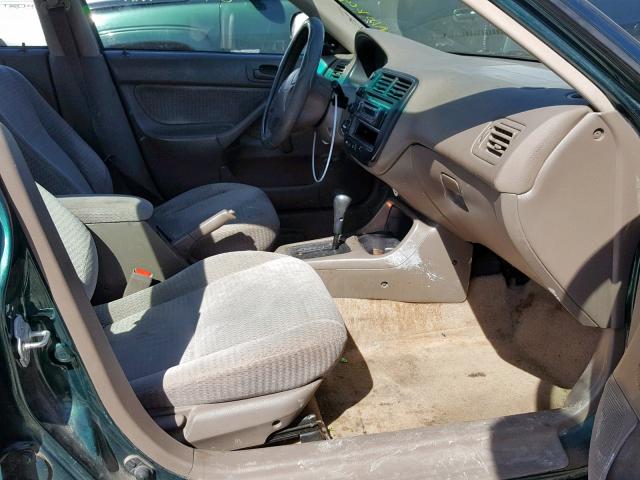 2HGEJ6619YH554023 - 2000 HONDA CIVIC BASE Yaşıl foto 5