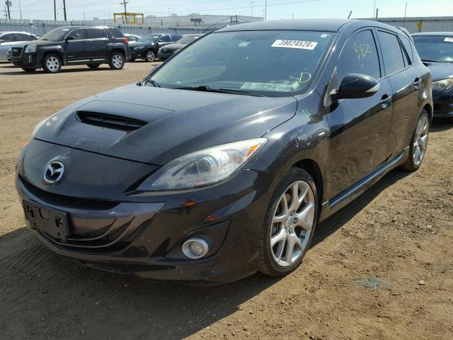 JM1BL1L34C1524746 - 2012 MAZDA SPEED 3 BLACK photo 2