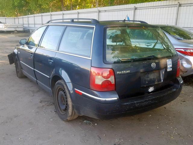 WVWVD63B12E376657 - 2002 VOLKSWAGEN PASSAT GLS GRAY photo 3