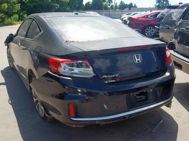 1HGCT1B8XEA007747 - 2014 HONDA ACCORD EXL BLACK photo 3