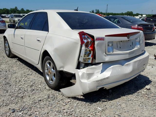 1G6DP577270150993 - 2007 CADILLAC CTS HI FEA WHITE photo 3