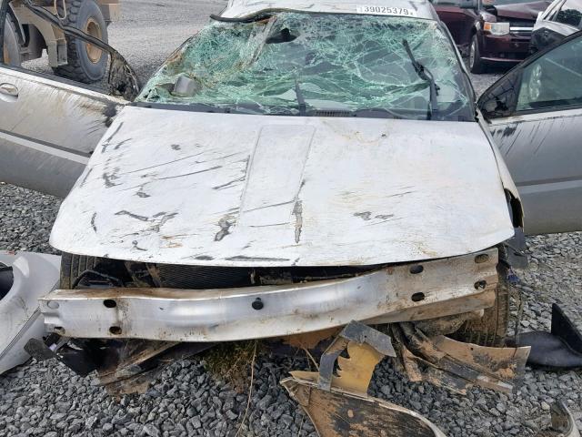 1G8AJ55F17Z135936 - 2007 SATURN ION LEVEL SILVER photo 7