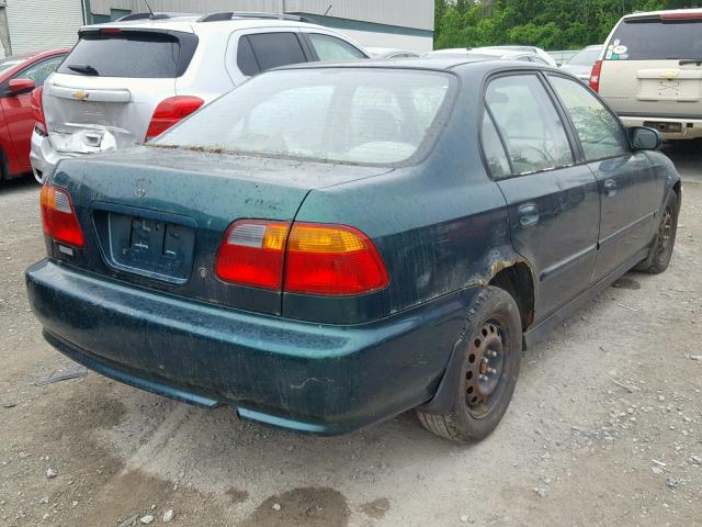 2HGEJ6610YH558980 - 2000 HONDA CIVIC BASE GREEN photo 4