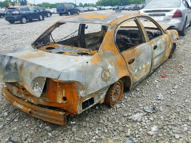 1G1ND52F84M555147 - 2004 CHEVROLET CLASSIC BURN photo 4